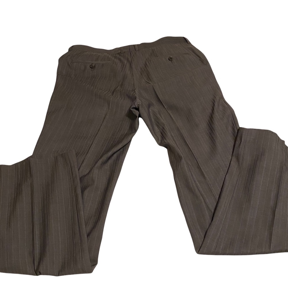 Men’s Boss Hugo Boss Pants Pasini / Movie 1 Suit 44L Gray Blue Herringbone - Picture 3 of 9
